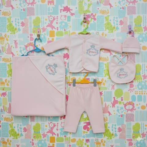 5 Pieces Baby Suits For Winter prince