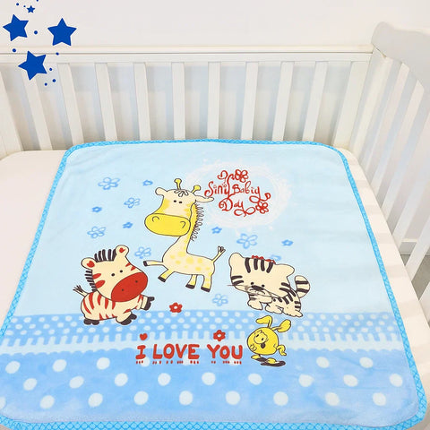 Little Nights - Baby Blanket - Blue - Smile Every Day - Small