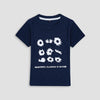 Flowers summer Tee blue