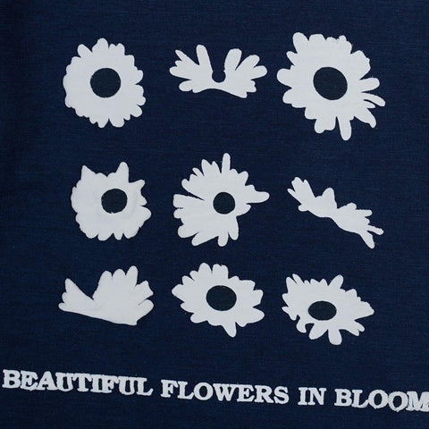 Flowers summer Tee blue