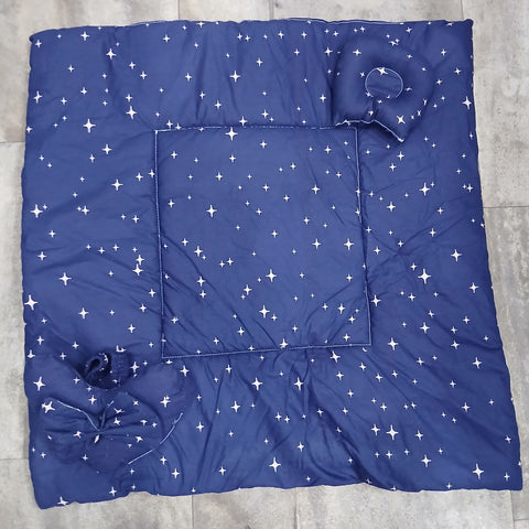 Bow Hearts Ribbon Carry Nest blue star