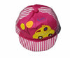 P Cap For Babies dark pink car