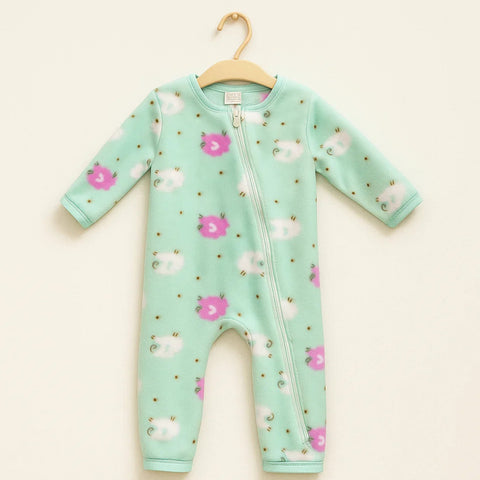 Baby Romper For Winter sea green sheep vol 17-9