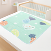 Diaper Changing Sheet sea green pineapple