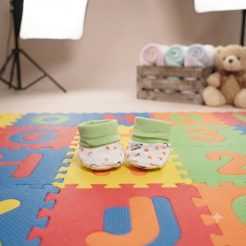 New-Born-Baby-Booties hearts