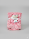 Emporio Blanket With stuff Toy pink fox