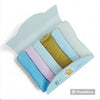 6 Pieces Face towels Multi colors