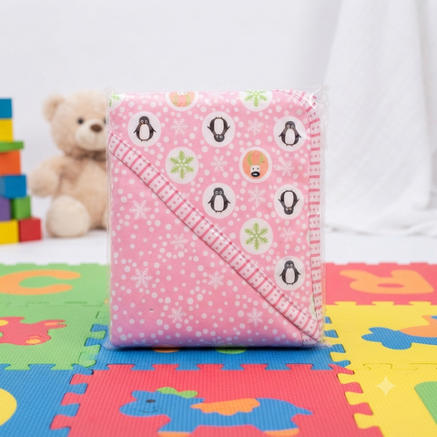 Hooded Warm Wrapping Sheet penguin