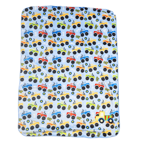For Baby - Fur Blanket - Blue - Car & Beep