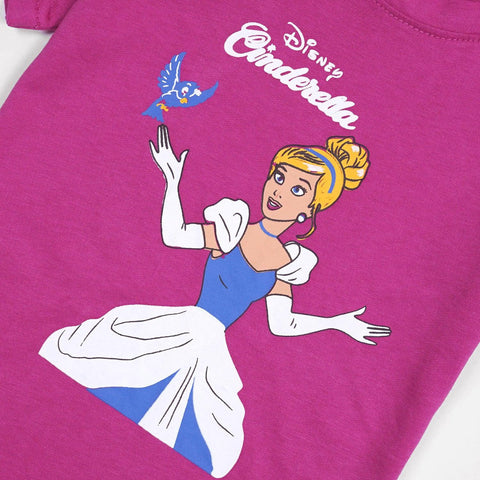 Cinderella summer Tee purple