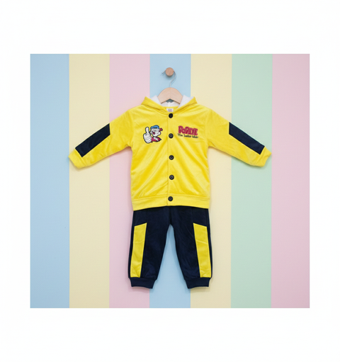 Warm Baby Track suit yellow popye