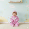 Six pieces Baby Suit For Winter pink bear hearts