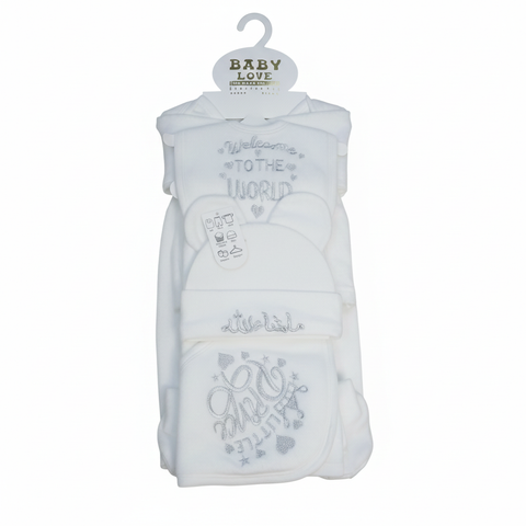 7 Pieces Starter Set For Winters welcome to world with MashaAllah cap