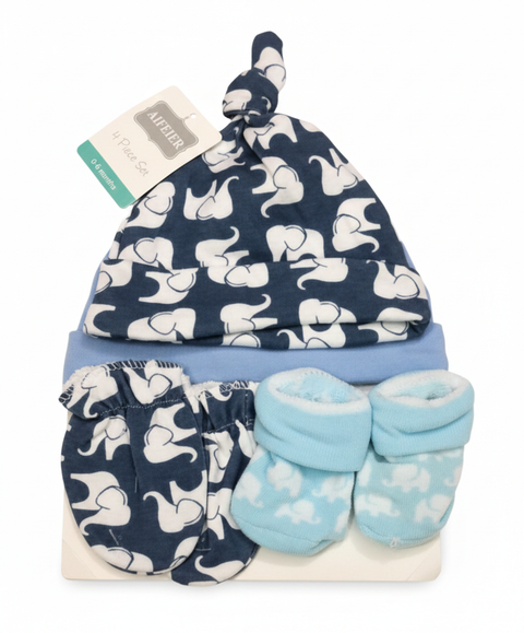 Cap Set Blue Elephant