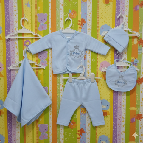 5 Pieces Baby Suits For Winter prince