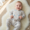 Baby Romper For Winter Brown Snow man