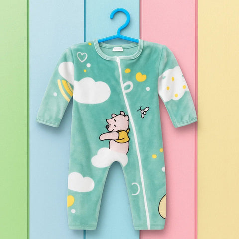 Baby Romper For Winter Green pooh vol 20-10
