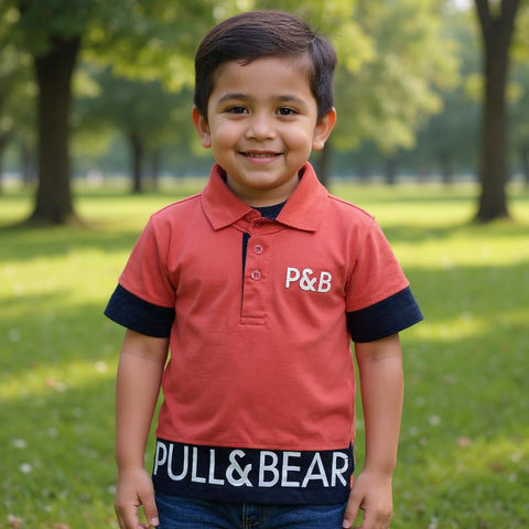 T-Shirt - Pull & Bear - Dark Pink