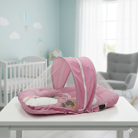 Mosquito Net pink big Minnie mouse