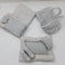 8 pieces Bedding set dark grey light grey