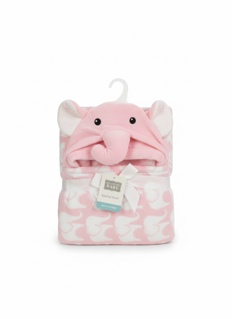 Hudson Blanket Shawl pink Elephant