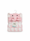 Hudson Blanket Shawl pink Elephant