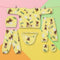 Six pieces Baby Suit For Winter yellow bear