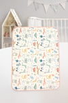 Diaper Changing Sheet Baby pink Dino