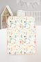 Diaper Changing Sheet Baby pink Dino