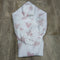 Bow Hearts Ribbon Carry Nest white pink hearts