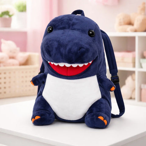 Stuff Toy - Character Backpack - Blue - Dinosaur - 119496