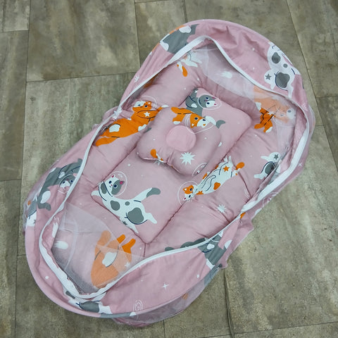 Mosquito Net pink cat