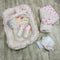 6 Pieces Rattle snuggle pink tiger