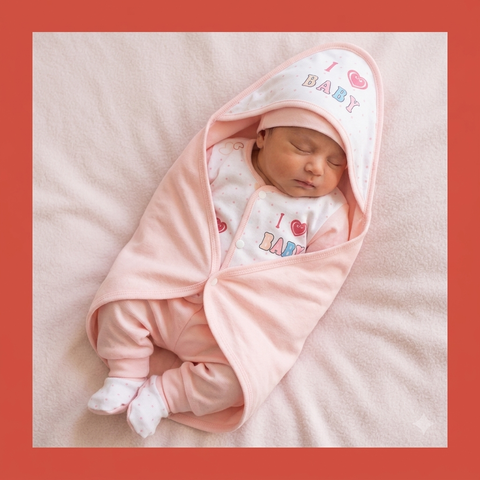 Five Pieces Baby Suit