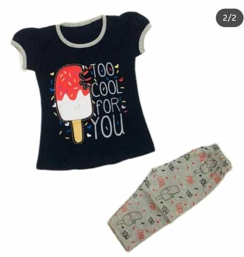 Baby dress for summers ice cream