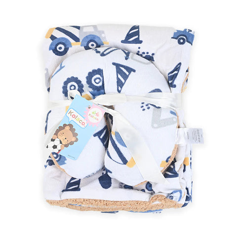 Emporio Baby Fur Blanket - Tractor