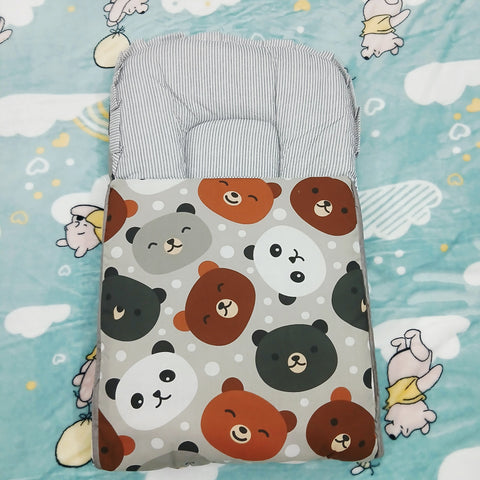 Stylish Carry Nest frill style Brown Grey Bear - vol 7