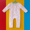 Baby Romper For Winter pink penguin