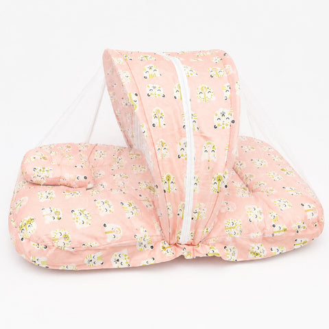Mosquito Net peach tiger face