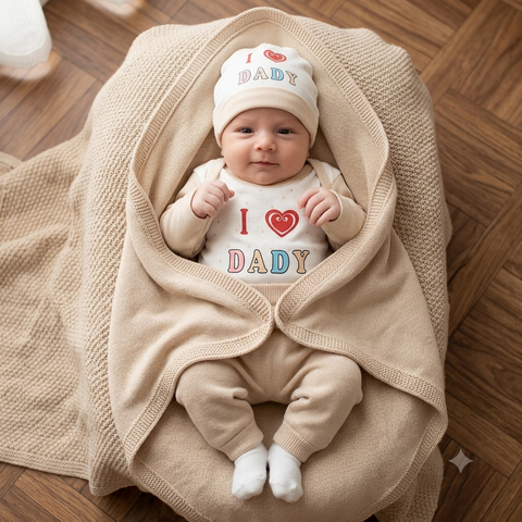 Five Pieces Baby Suit