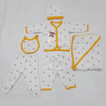 6 PIECES BABY SUIT FOR WINTER dotted