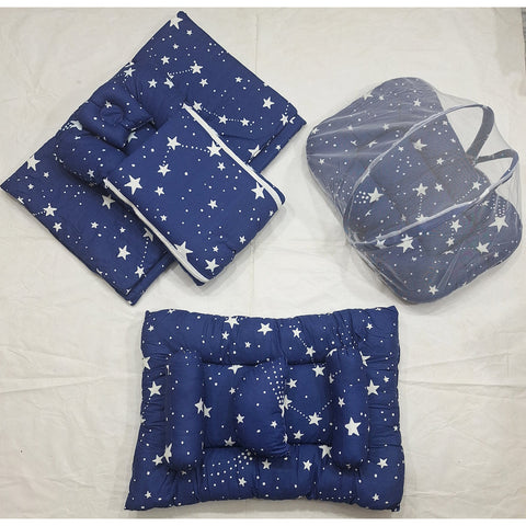 8 Pieces Baby Bedding set Blue STARS VOL-14-8