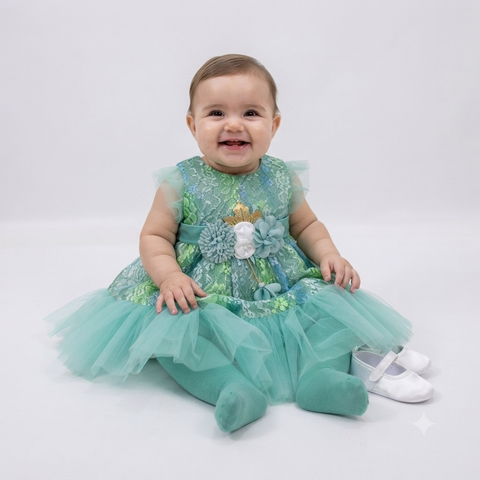 Fancy Princess Frocks green