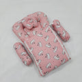 CARRY NEST WITH PILLOW - PINK CAT