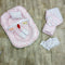 6 Pieces Rattle snuggle pink stars