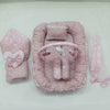 6 pieces snuggle pink lining