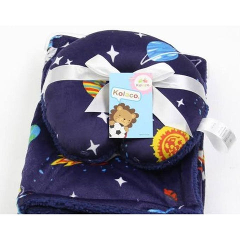 Emporio Baby Fur Blanket - Blue Planet
