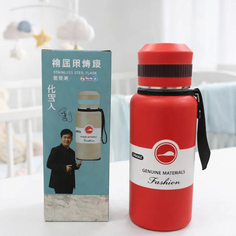 Stainless Steel Vacuum Flask - Orange - 800 ML - 8003