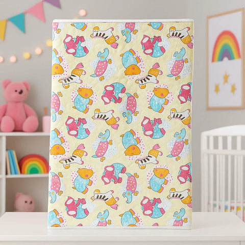 Diaper Changing Sheet Yellow Elephant