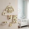 Six pieces Baby Suit For Winter yellow bear